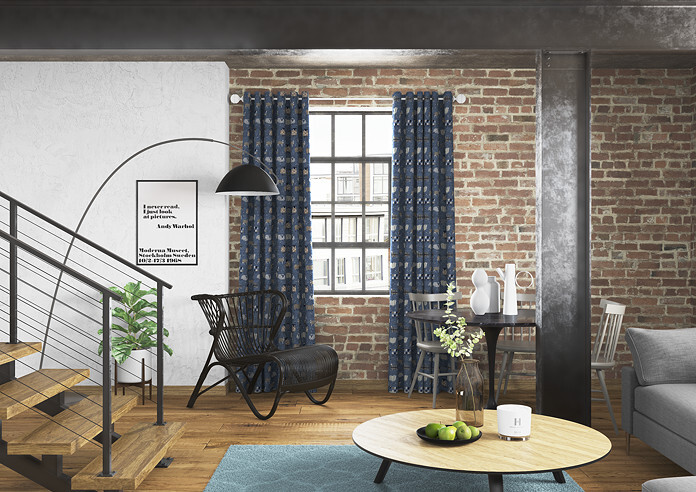 Baa Baa, Denim - Made to Measure Curtains - Image 5